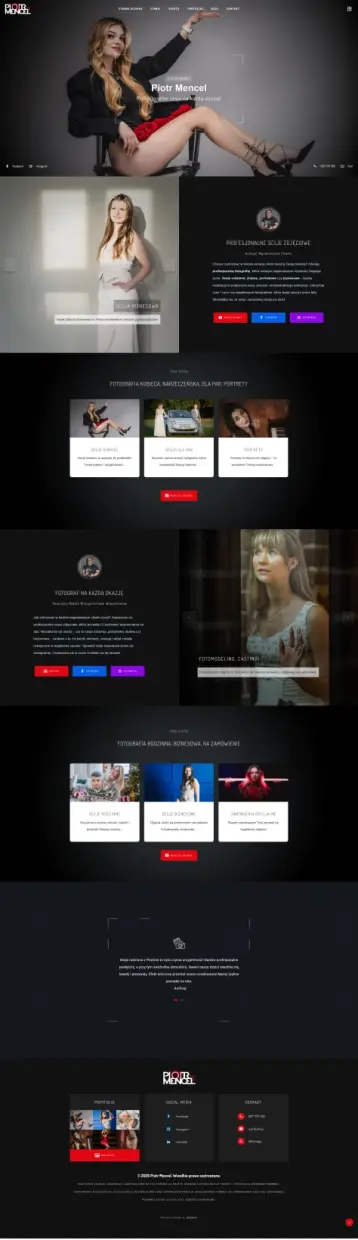 Piotr Mencel — strona internetowa fotografa
